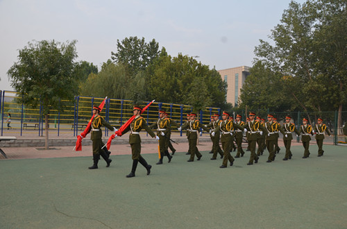国旗护卫队入场